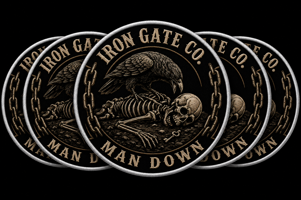 Man Down Velcro Patch