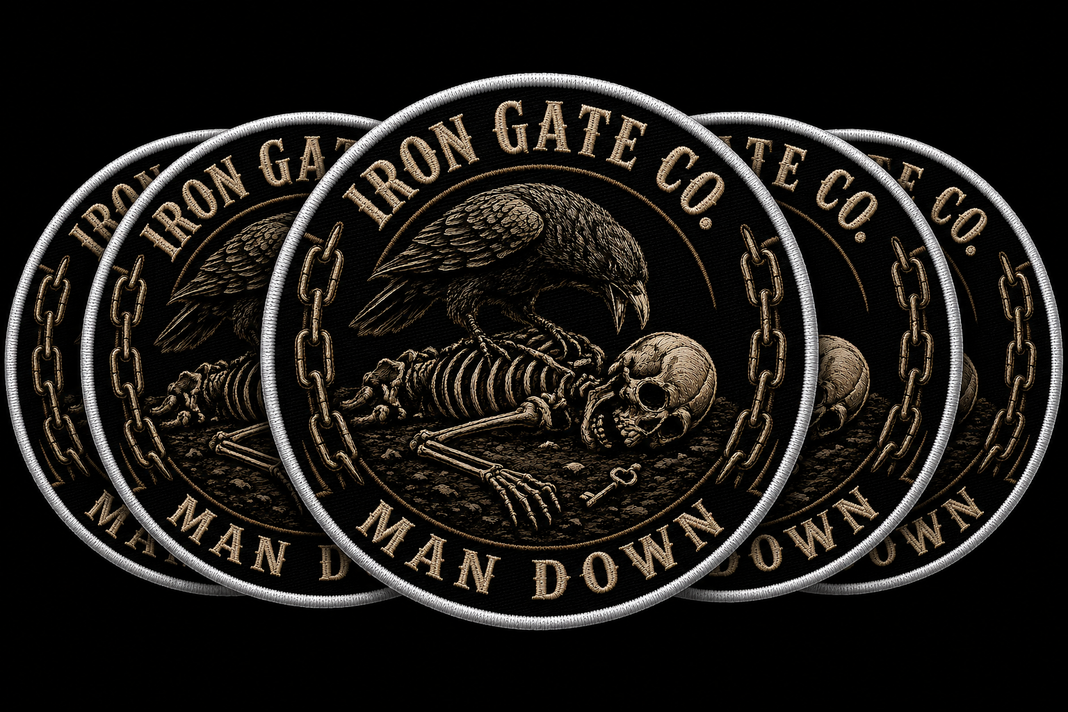 Man Down Velcro Patch